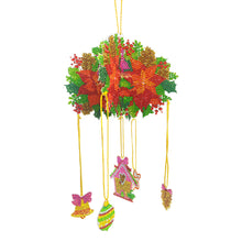 Load image into Gallery viewer, Christmas-SunCatcher Window Hanging Diamond Wind Chimes
