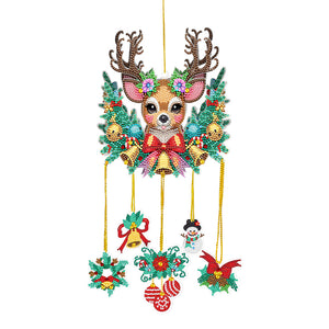 Christmas-SunCatcher Window Hanging Diamond Wind Chimes