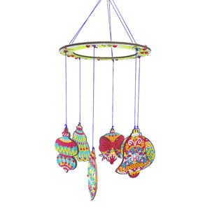 Christmas-SunCatcher Window Hanging Diamond Wind Chimes