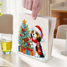 Load image into Gallery viewer, Christmas-Double Sided Drill-Acrylic Towel Storage Rack
