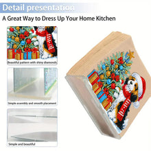 Load image into Gallery viewer, Christmas-Double Sided Drill-Acrylic Towel Storage Rack
