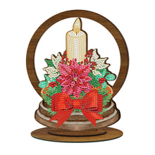 Load image into Gallery viewer, Christmas-Double-Sided Drill-Wooden Diamond Desktop Ornament
