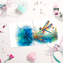 Load image into Gallery viewer, 6Pcs/Set Dress Girl Series-Diamond Greeting Cards
