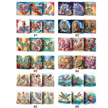 Load image into Gallery viewer, 6Pcs/Set Dress Girl Series-Diamond Greeting Cards
