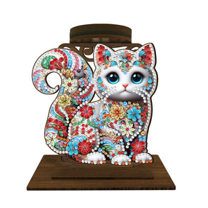 Animal-Diamond Candle Holder-Diamond Desktop Ornament