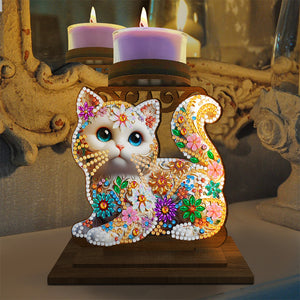 Animal-Diamond Candle Holder-Diamond Desktop Ornament