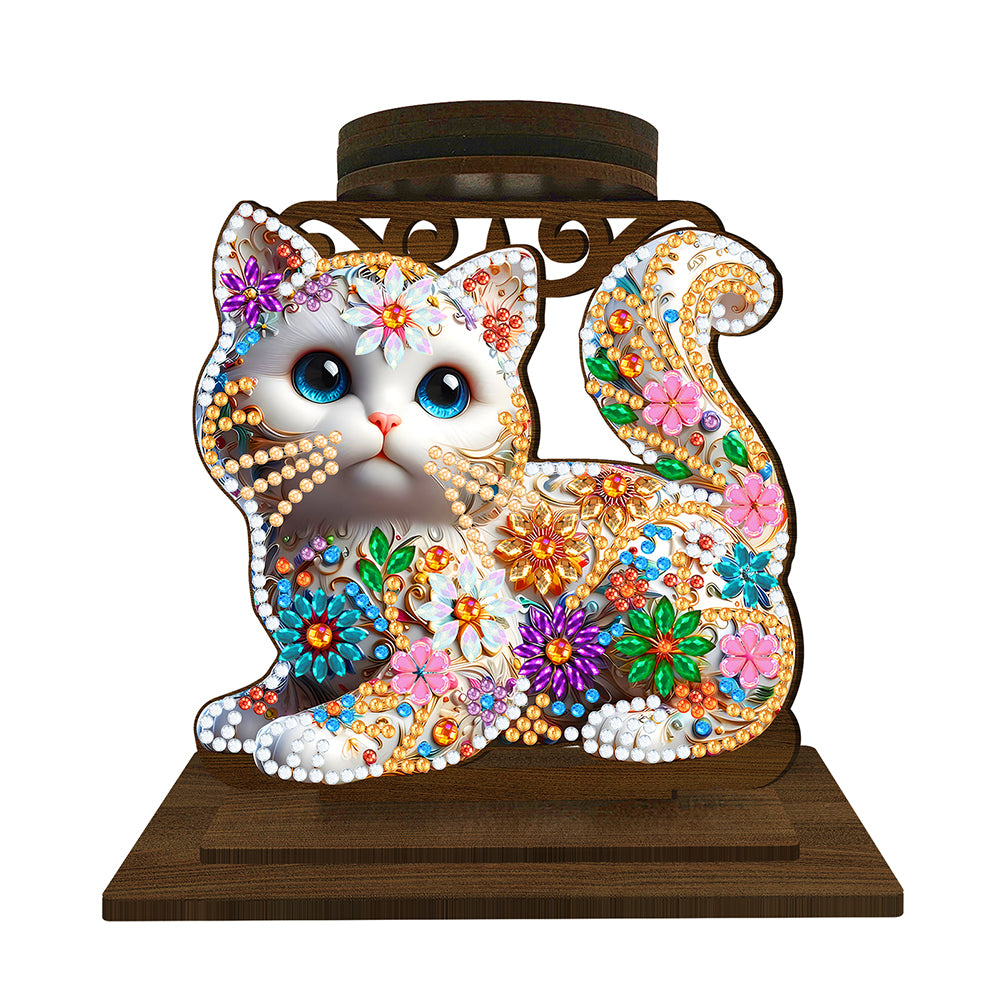 Animal-Diamond Candle Holder-Diamond Desktop Ornament