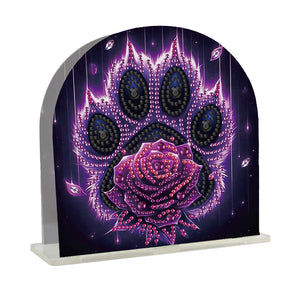 Flowers-Diamond Painting Napkin Rack