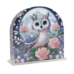 Flowers-Diamond Painting Napkin Rack