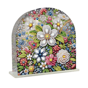 Flowers-Diamond Painting Napkin Rack