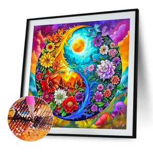 Tai Chi Scenery-Full Round Diamond Painting-50x50cm-1539946