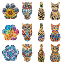 Load image into Gallery viewer, Cat Owl-Diamond Bottle Opener
