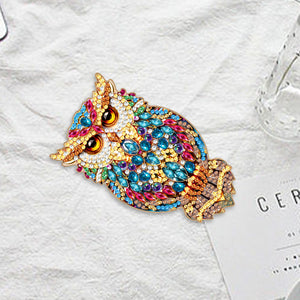 Cat Owl-Diamond Bottle Opener