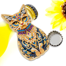 Load image into Gallery viewer, Cat Owl-Diamond Bottle Opener
