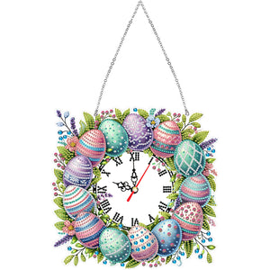 Easter-Diamond Clock Pendant