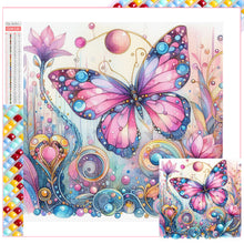 Load image into Gallery viewer, Butterfly-Full Square Diamond Painting-30x30cm
