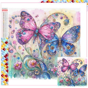 Butterfly-Full Square Diamond Painting-30x30cm