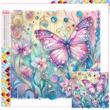 Load image into Gallery viewer, Butterfly-Full Square Diamond Painting-30x30cm
