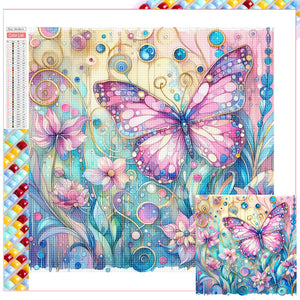 Butterfly-Full Square Diamond Painting-30x30cm