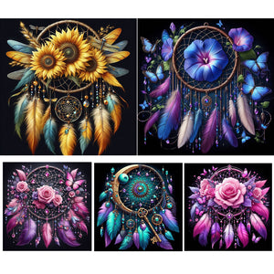 Dream Catcher-Full Round Diamond Painting-30x30cm