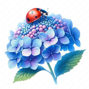 Flower-Full Round Diamond Painting-30x30cm