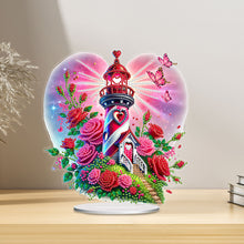 Load image into Gallery viewer, Girl Bear-Single Side Drill-Acrylic Diamond Desktop Ornament
