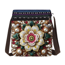 Load image into Gallery viewer, Flower-Diamond Chain Crossbody Bag
