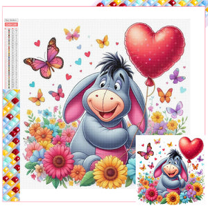 Valentine's Day Cartoon Love-Full Square Diamond Painting-30x30cm