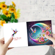 Load image into Gallery viewer, 6Pcs/Set Hummingbird Series-Diamond Greeting Cards
