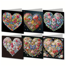 Load image into Gallery viewer, 6Pcs/Set Hummingbird Series-Diamond Greeting Cards
