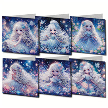 Load image into Gallery viewer, 6Pcs/Set Hummingbird Series-Diamond Greeting Cards
