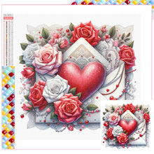 Load image into Gallery viewer, Valentine&#39;s Day-Full Square Diamond Painting-30x30cm
