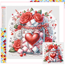 Load image into Gallery viewer, Valentine&#39;s Day-Full Square Diamond Painting-30x30cm
