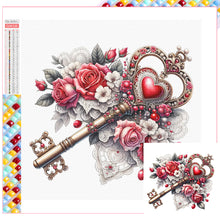 Load image into Gallery viewer, Valentine&#39;s Day-Full Square Diamond Painting-30x30cm
