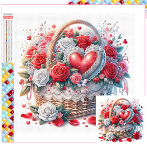 Valentine's Day-Full Square Diamond Painting-30x30cm