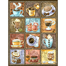 Load image into Gallery viewer, Coffee Drinks-Full Round Diamond Painting-30x40cm
