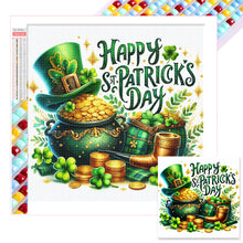 Load image into Gallery viewer, St. Patrick&#39;s Day-Full Square Diamond Painting-40x40cm
