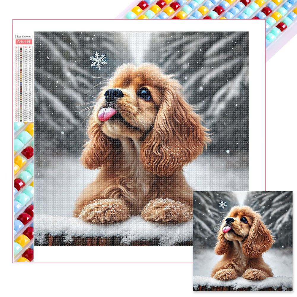 Animal-Full Square Diamond Painting-30x30cm