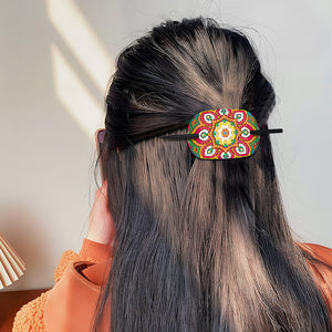 5Pcs/Set Mandala-Diamond Hair Stick Hair Clip