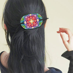 5Pcs/Set Mandala-Diamond Hair Stick Hair Clip