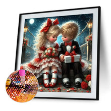 Load image into Gallery viewer, Valentine&#39;s Day-Full Round Diamond Painting-30x30cm
