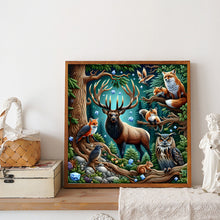 Load image into Gallery viewer, Reindeer-Full Round Diamond Painting-40x40cm
