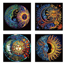 Load image into Gallery viewer, Sun Moon Mandala-Partial Special Diamond Painting-30x30cm
