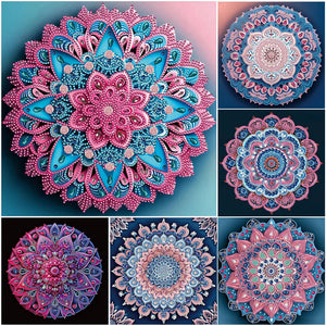 Mandala-Partial Special Diamond Painting-30x30cm