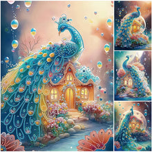 Load image into Gallery viewer, Fantasy Peacock-Partial Special Diamond Painting-30x40cm
