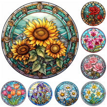 Load image into Gallery viewer, Flower-Full Round Diamond Painting-30x30cm
