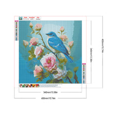 Load image into Gallery viewer, Flowers And Birds-Full Round Diamond Painting-40x40cm
