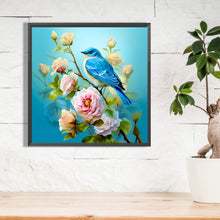 Load image into Gallery viewer, Flowers And Birds-Full Round Diamond Painting-40x40cm
