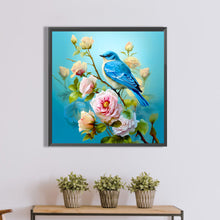 Load image into Gallery viewer, Flowers And Birds-Full Round Diamond Painting-40x40cm
