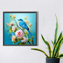 Load image into Gallery viewer, Flowers And Birds-Full Round Diamond Painting-40x40cm
